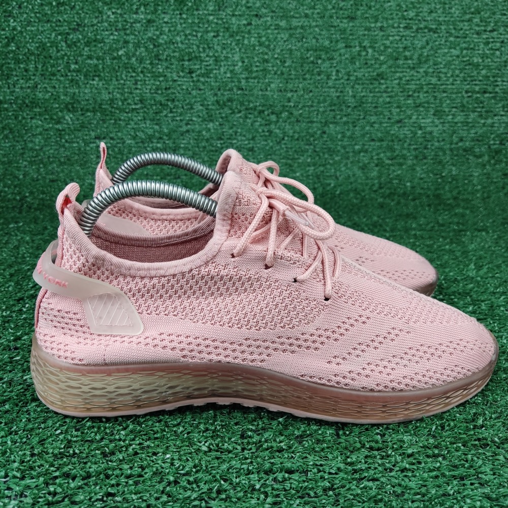 Product of New York Sneakers Womens 8 Pink Sonic Knit Athletic Casual Shoes